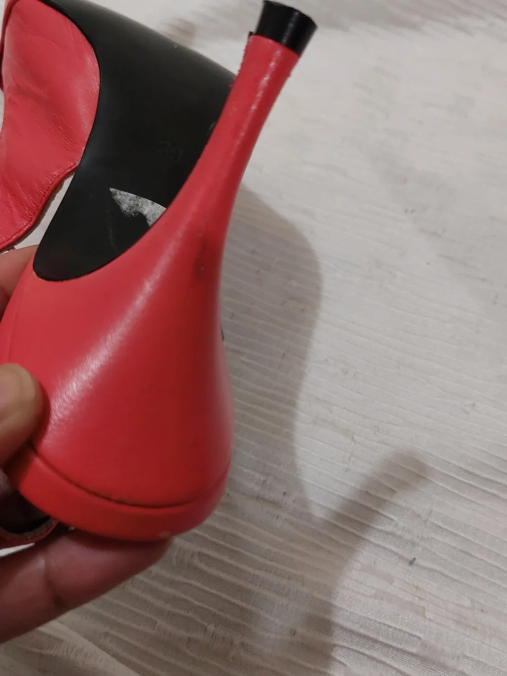 Women's Pointed Slingback Heels in Coral Pink Size 39